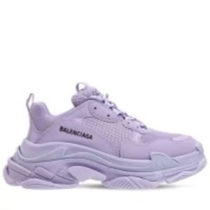 Balenciaga triple S  purple track shoes for women  39 EUR  Size 8 US